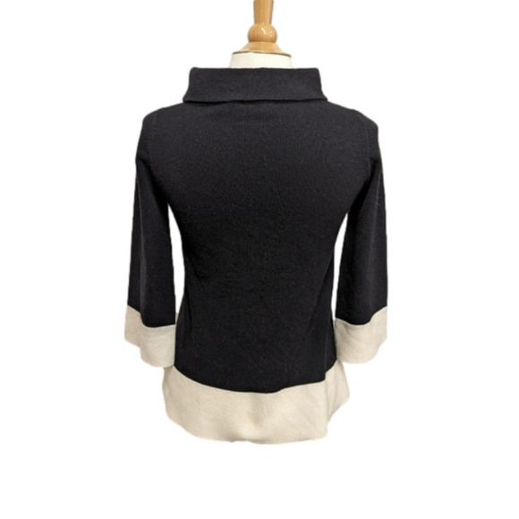 Autumn Cashmere Mod Mock Neck Swing Cashmere Sweater S quiet Luxury - Picture 6 of 9